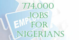 774,000 Special public work jobs out 