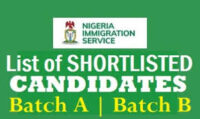 Nigerian immigration service shortlisted candidate
